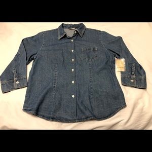St. John’s Bay Denim Button Up